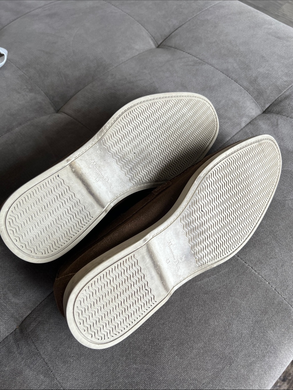 Massimo Dutti Suede Slip-On Loafers in Camel Brown - Picture 5 of 5